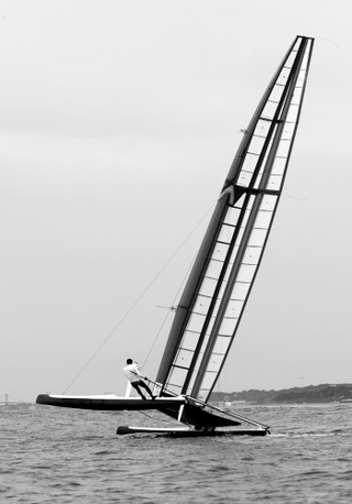 Illustration for article titled The Sailboat Race that Outpaces the Wind